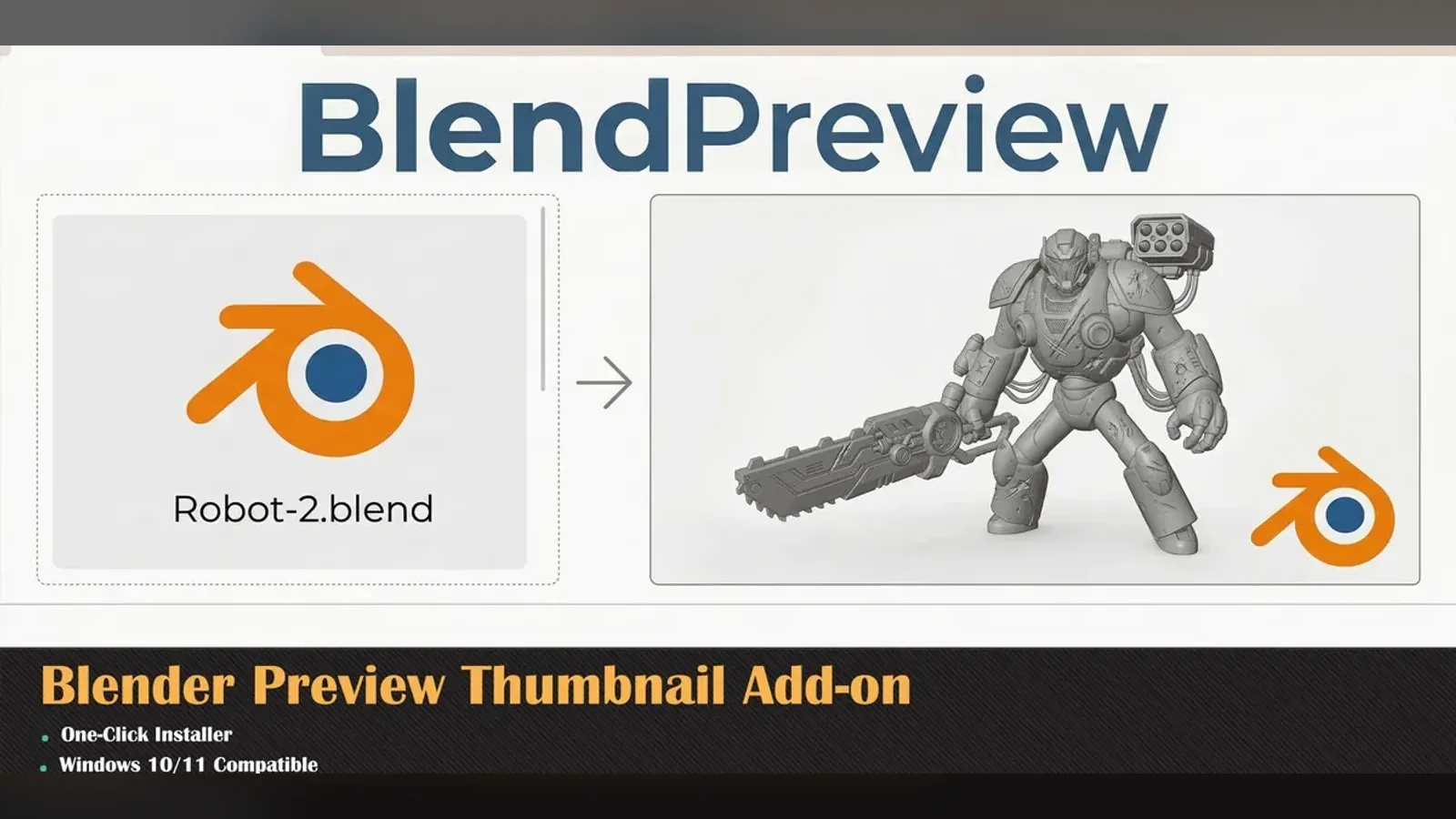 Blender Preview Thumbnail
