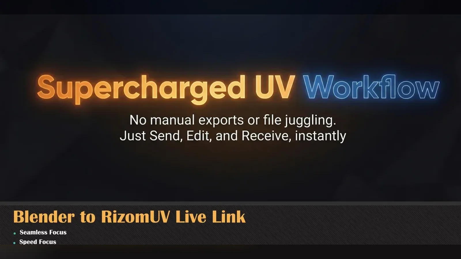 Blender to RizomUV Live Link — preview 4