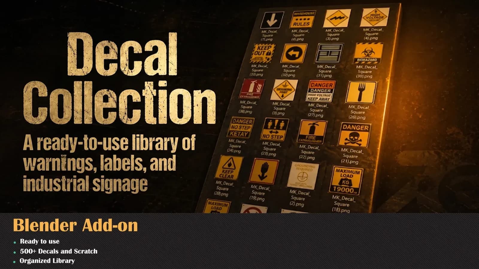 Decal Forge Add-on + Library — preview 3