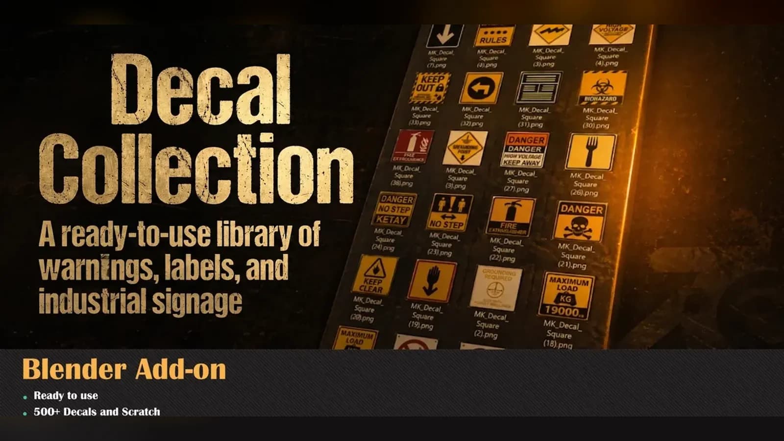 Decal Forge Add-on + Library — preview 6