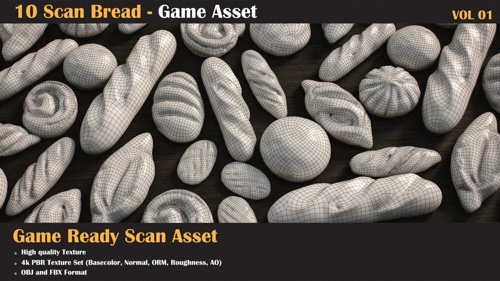 10 Bread Scan Model — VOL 01 — preview 2