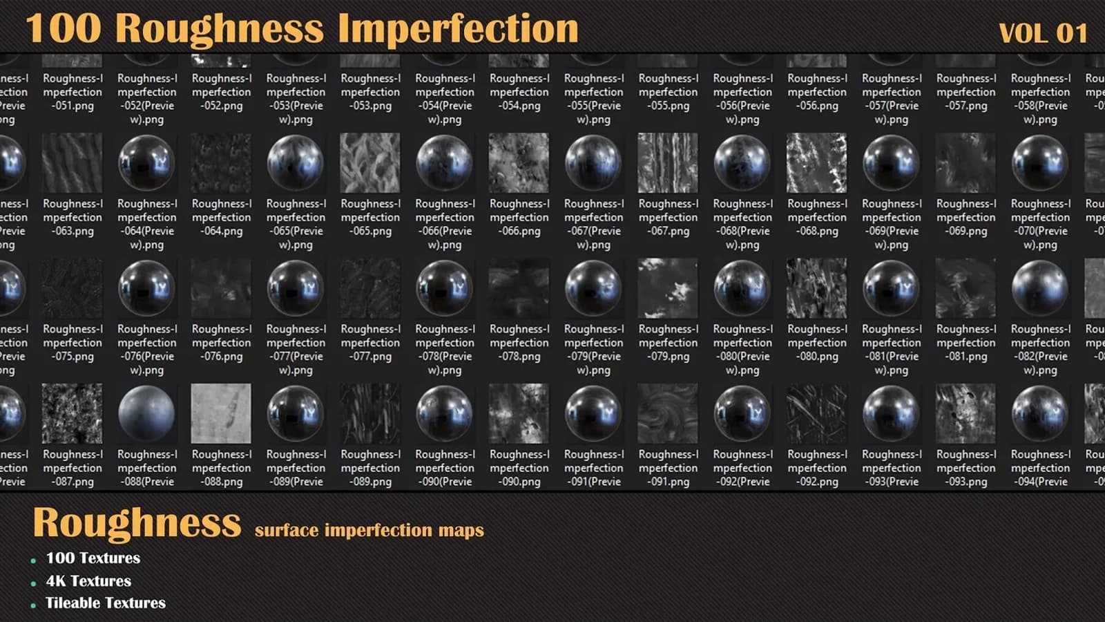 100 Roughness Imperfection — VOL 01 — preview 3