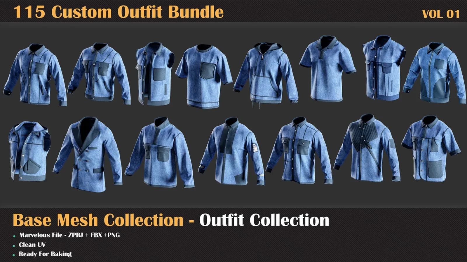 115 Custom Outfit Bundle — VOL 01 — preview 2