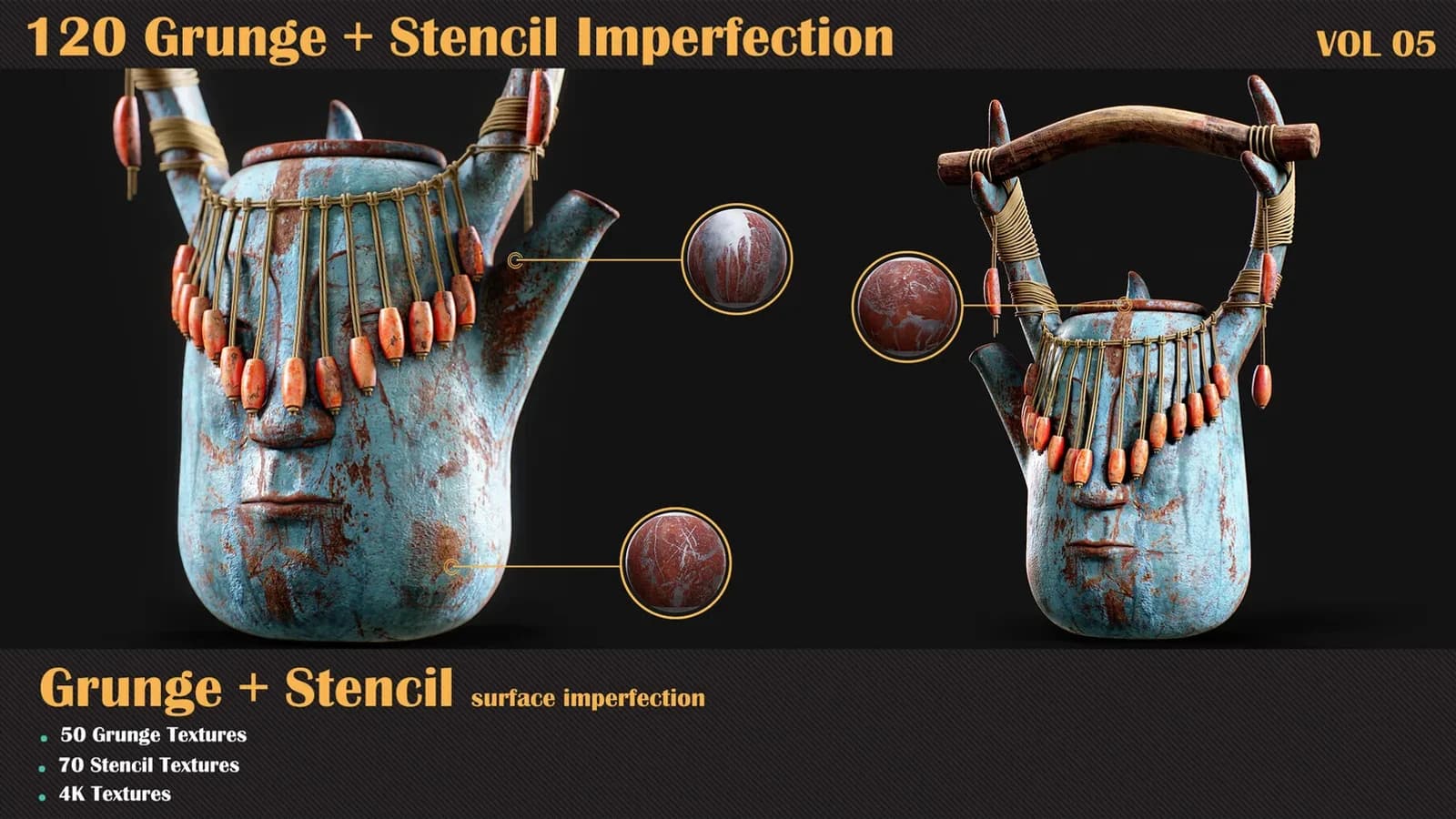 120 Grunge + Stencil Imperfection — VOL 05 — preview 2