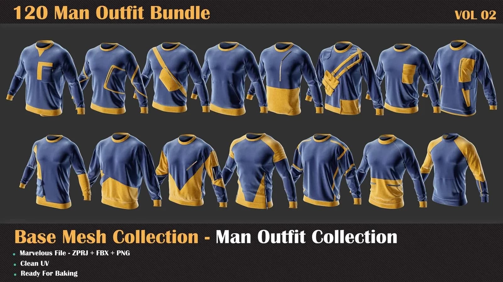 Man Outfit Bundle — VOL 02 — preview 4