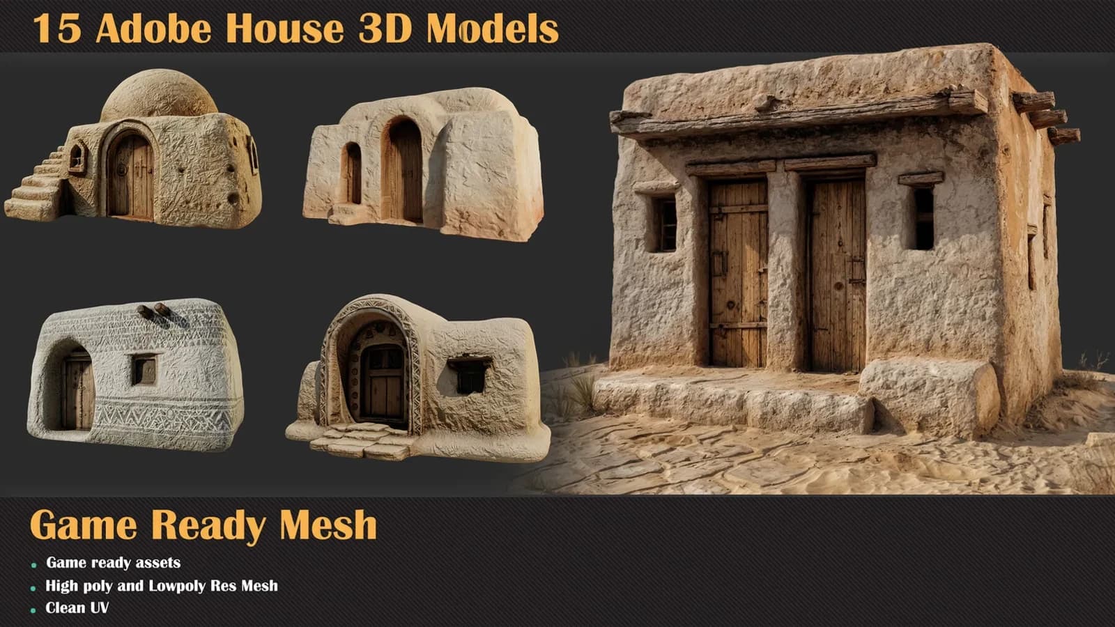 15 Adobe Mud Houses