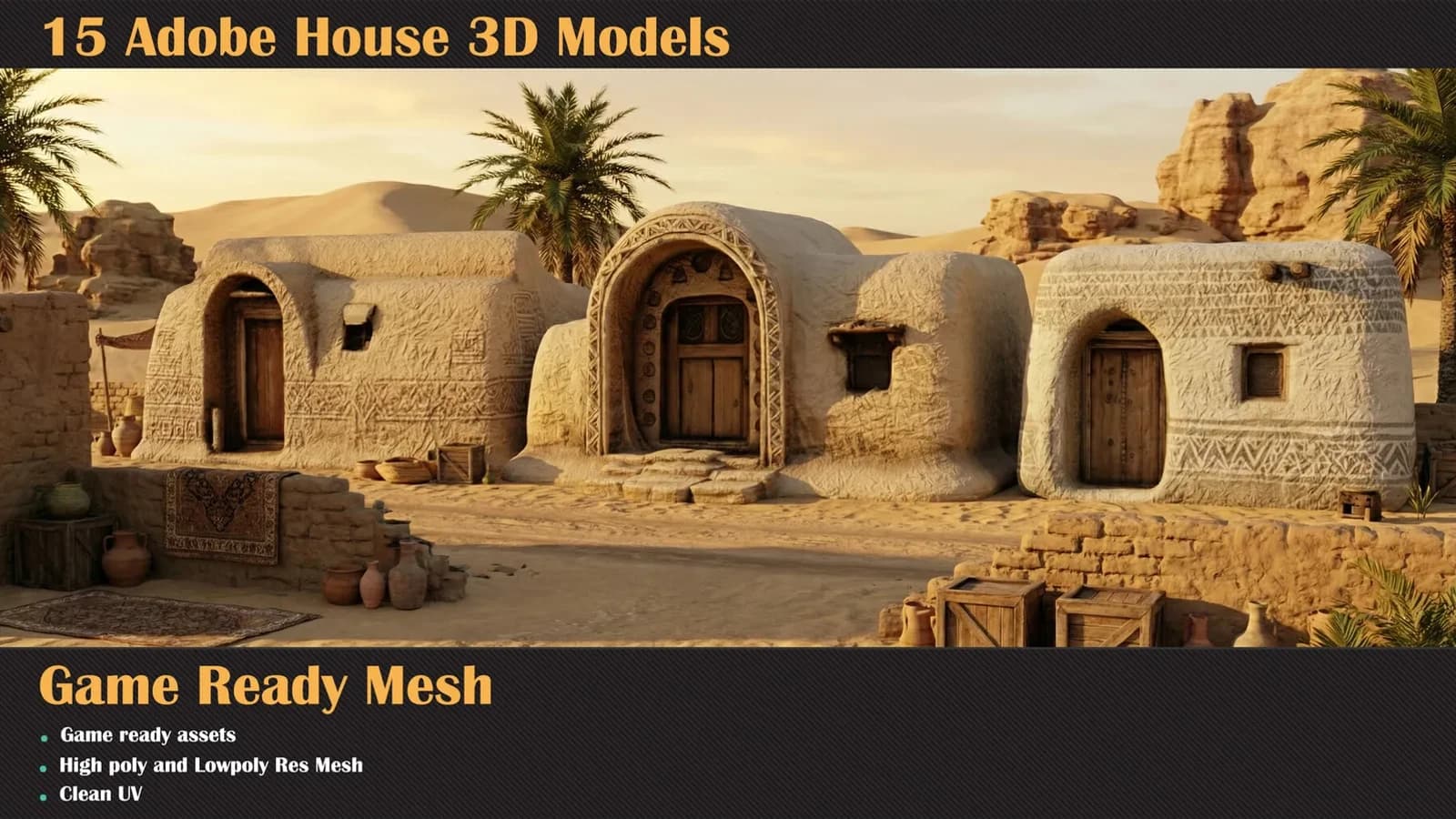 15 Adobe Mud Houses — preview 2