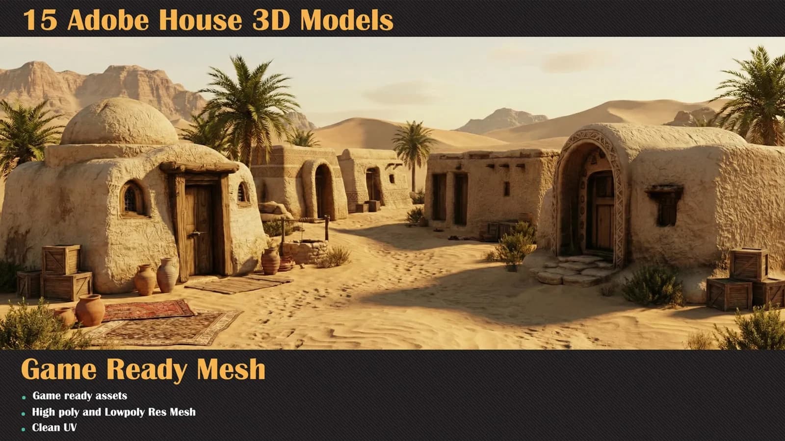 15 Adobe Mud Houses — preview 3