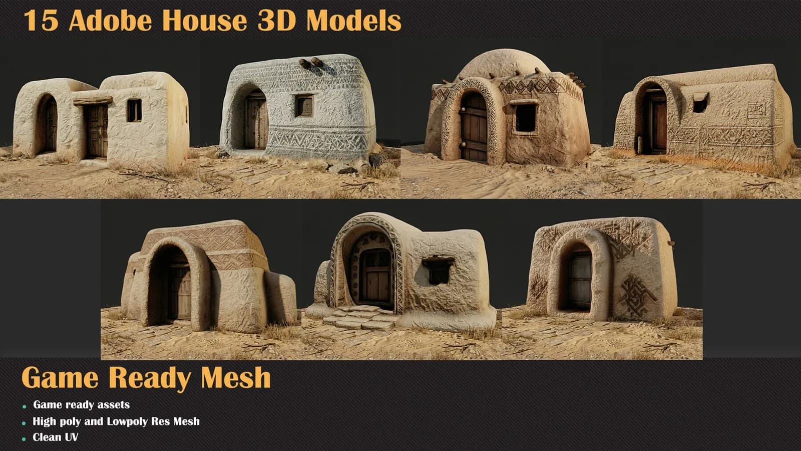 15 Adobe Mud Houses — preview 7