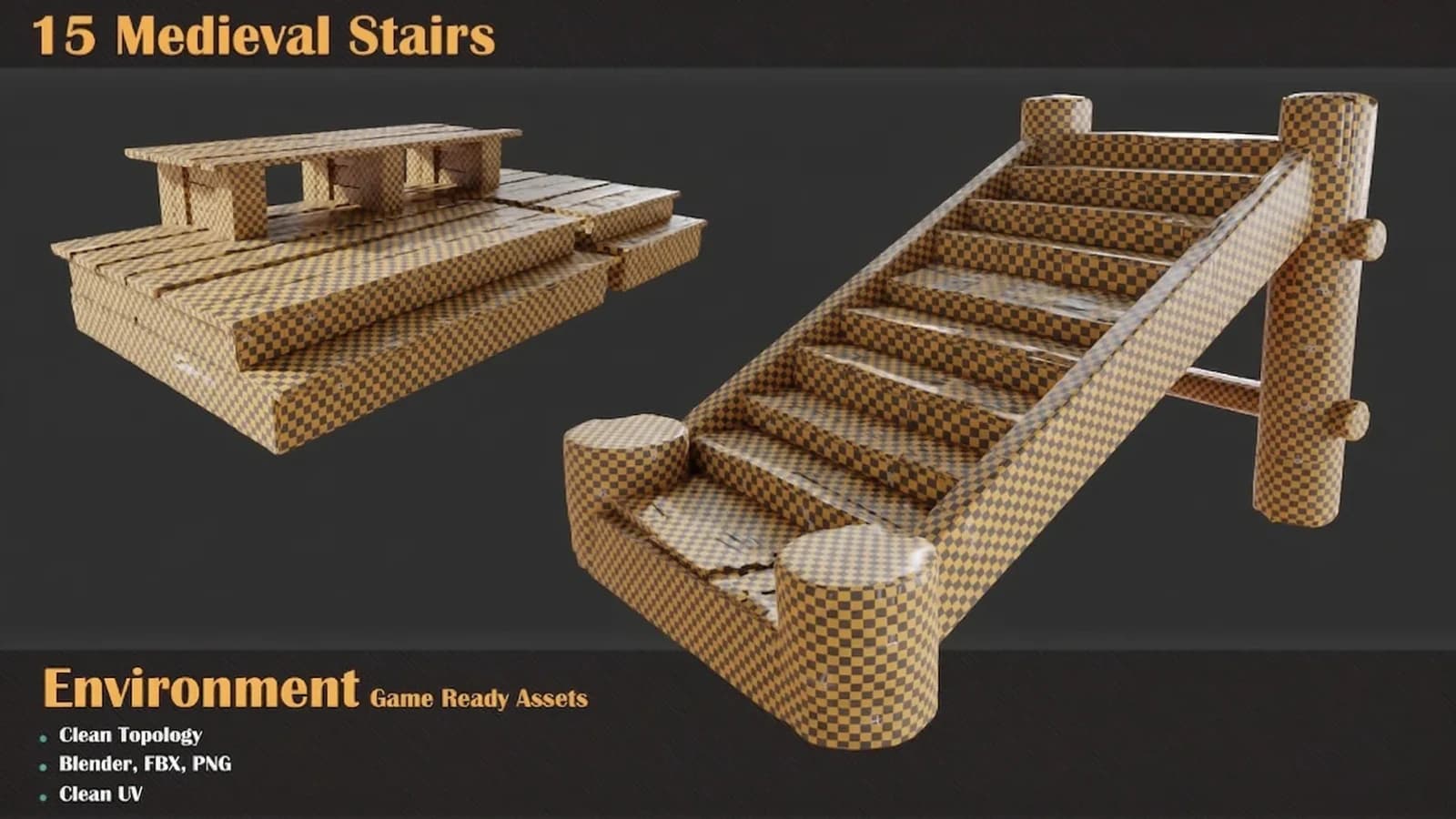 15 Medieval Stairs — preview 3