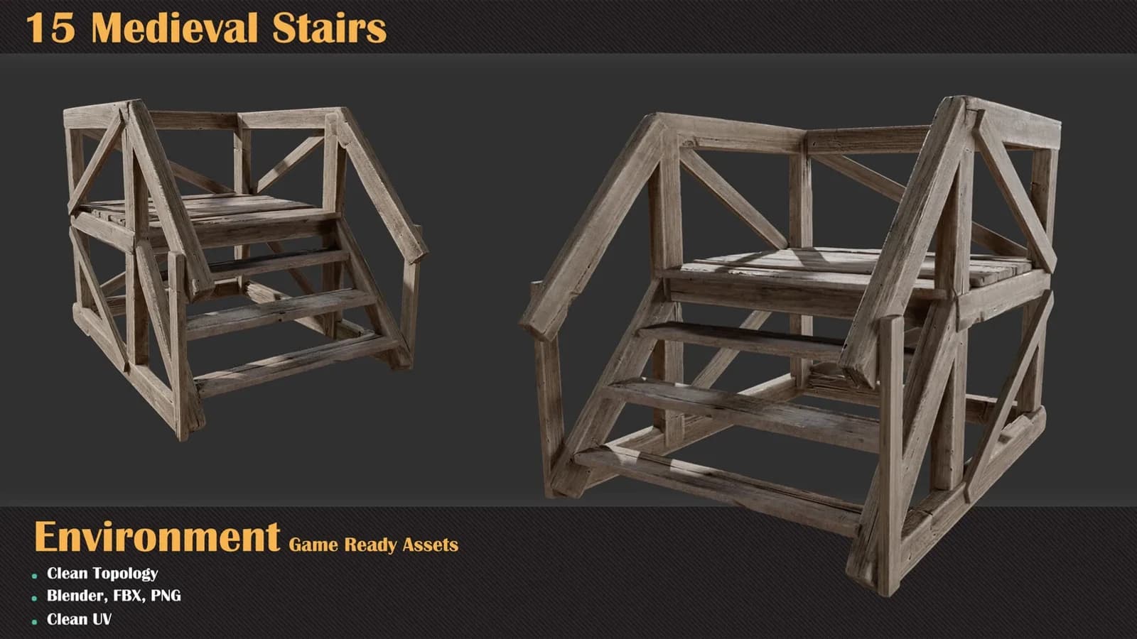 15 Medieval Stairs — preview 4