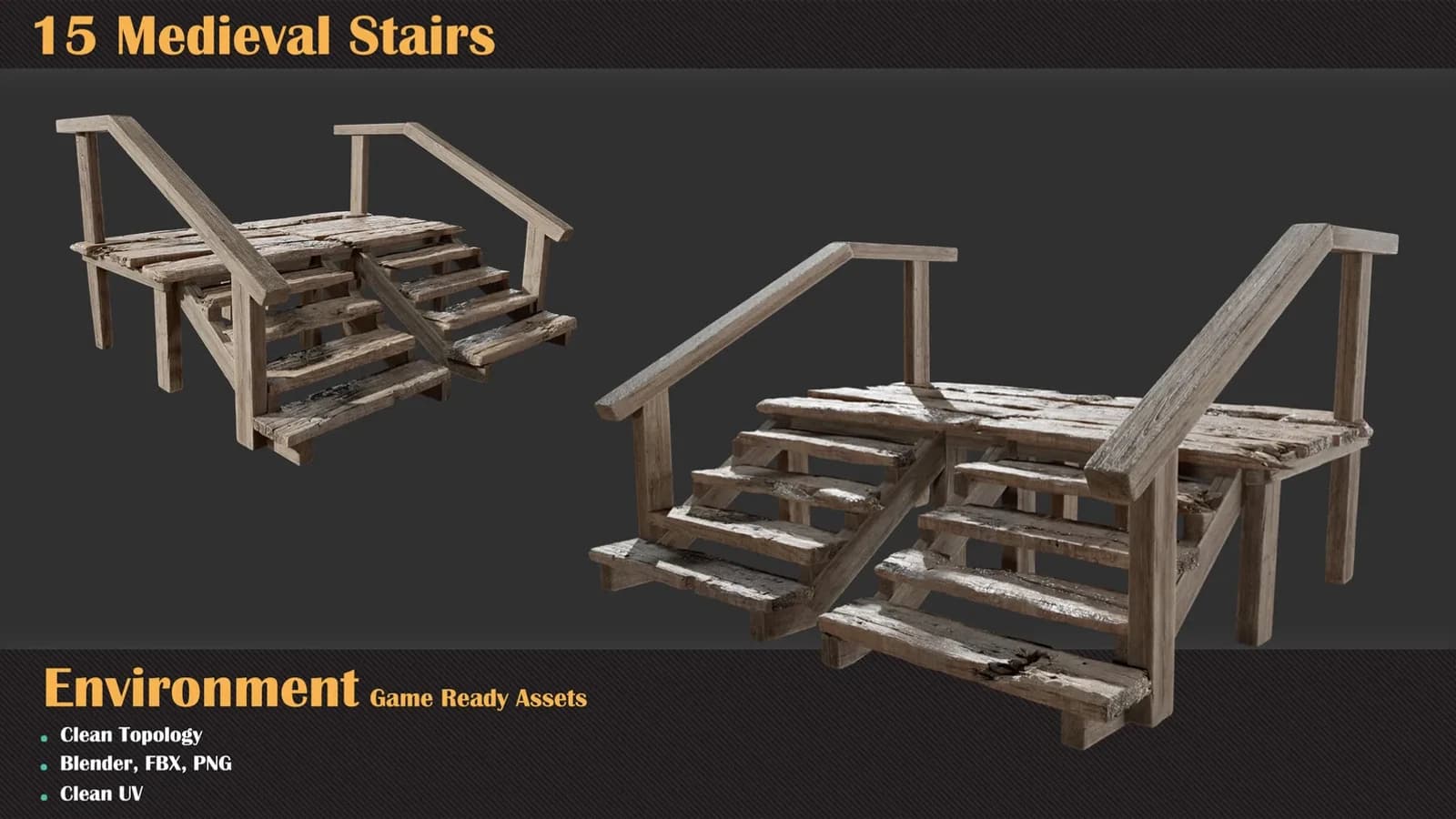 15 Medieval Stairs — preview 5