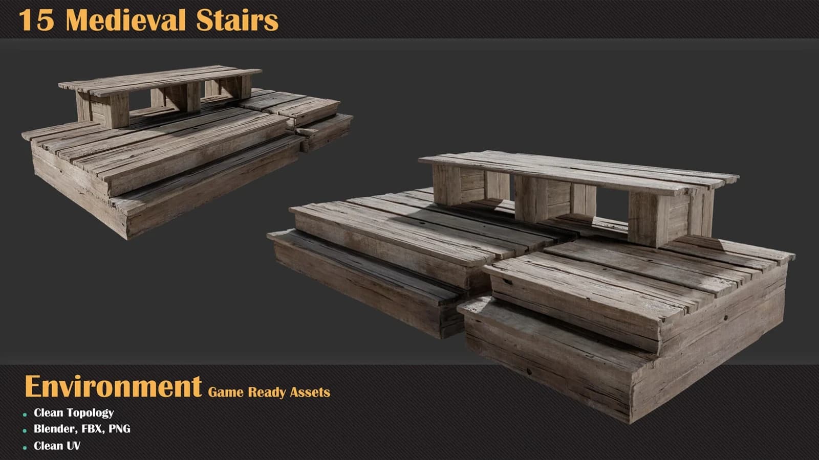 15 Medieval Stairs — preview 11