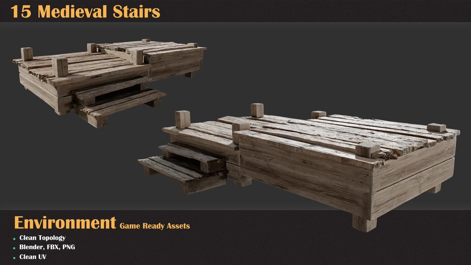 15 Medieval Stairs — preview 12