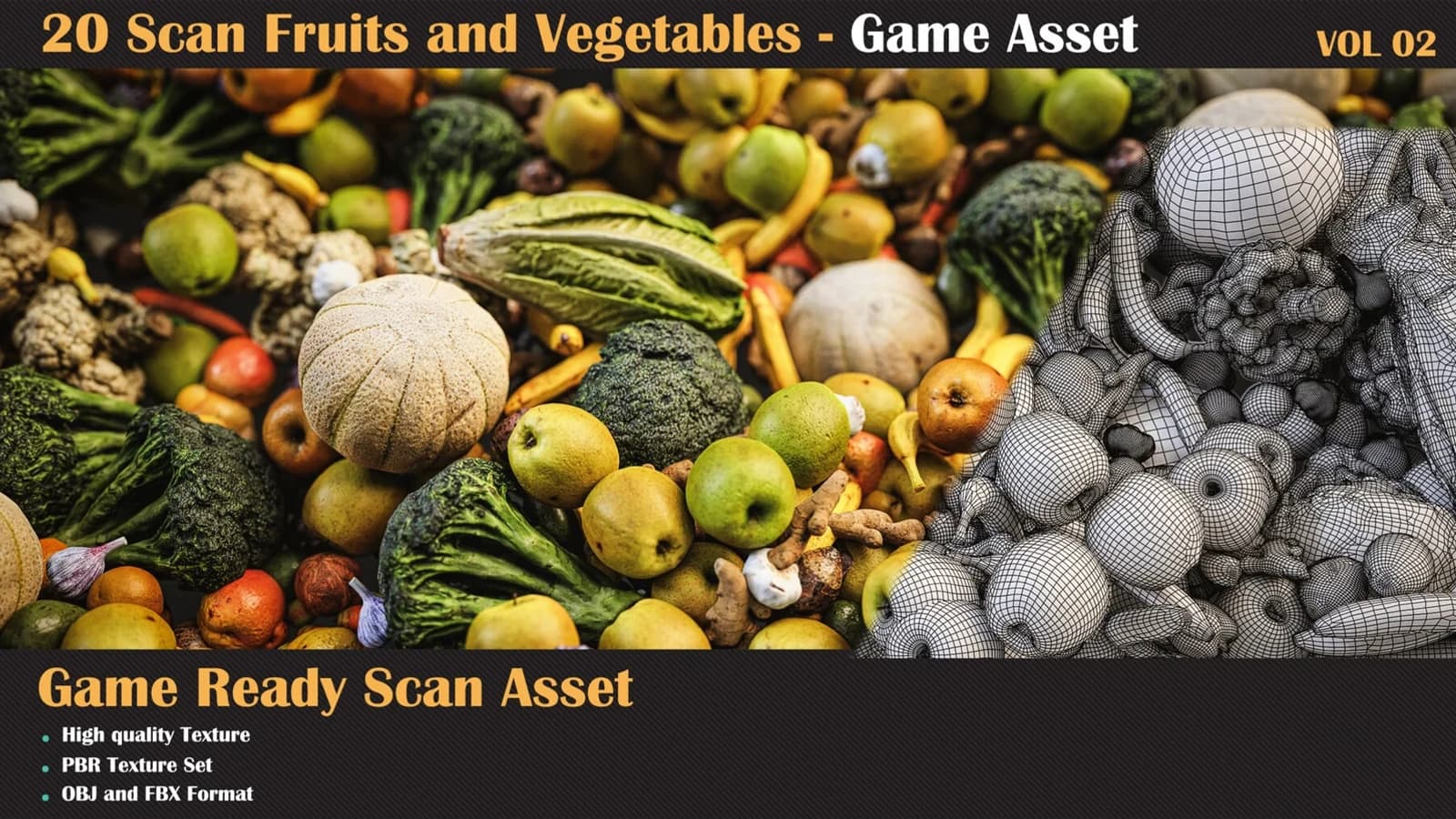 20 Fruit and Vegetation Scan Model — VOL 02