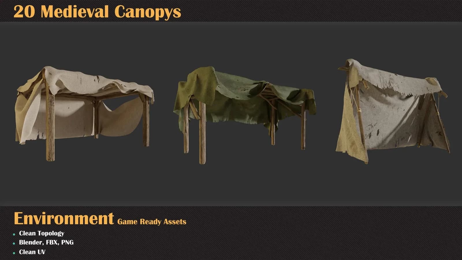 20 Medieval Canopies — VOL 43 — preview 5