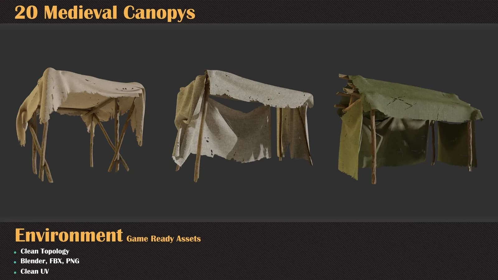 20 Medieval Canopies — VOL 43 — preview 6