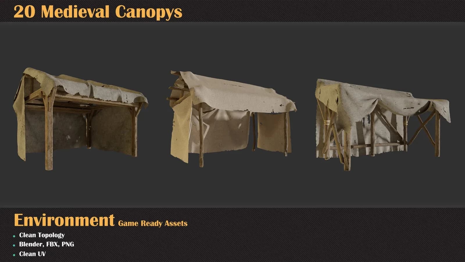 20 Medieval Canopies — VOL 43 — preview 8