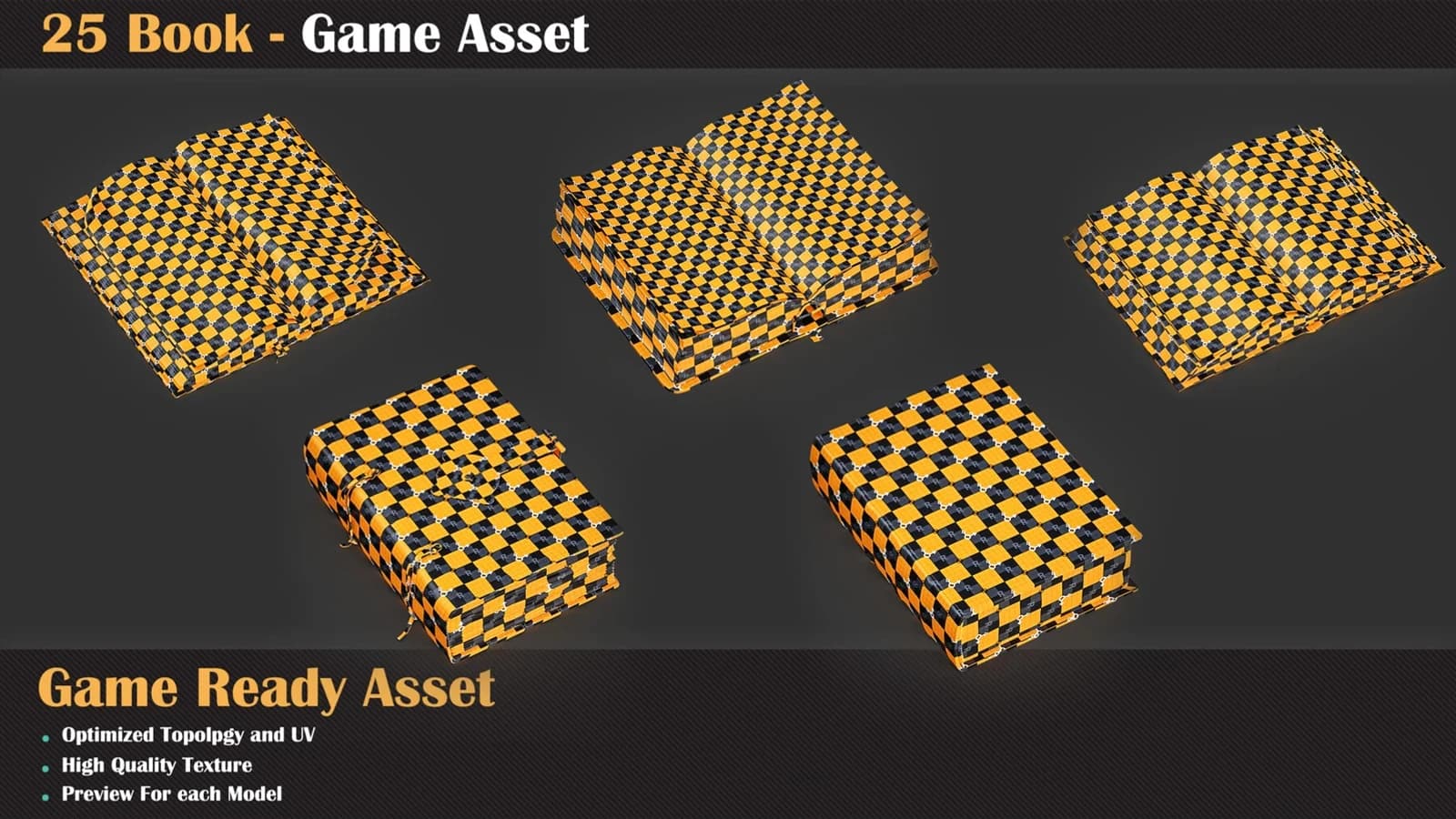 25 Book - Game Asset — preview 2