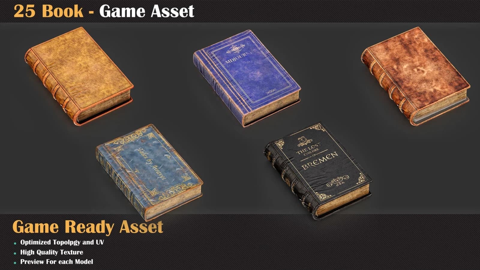 25 Book - Game Asset — preview 4