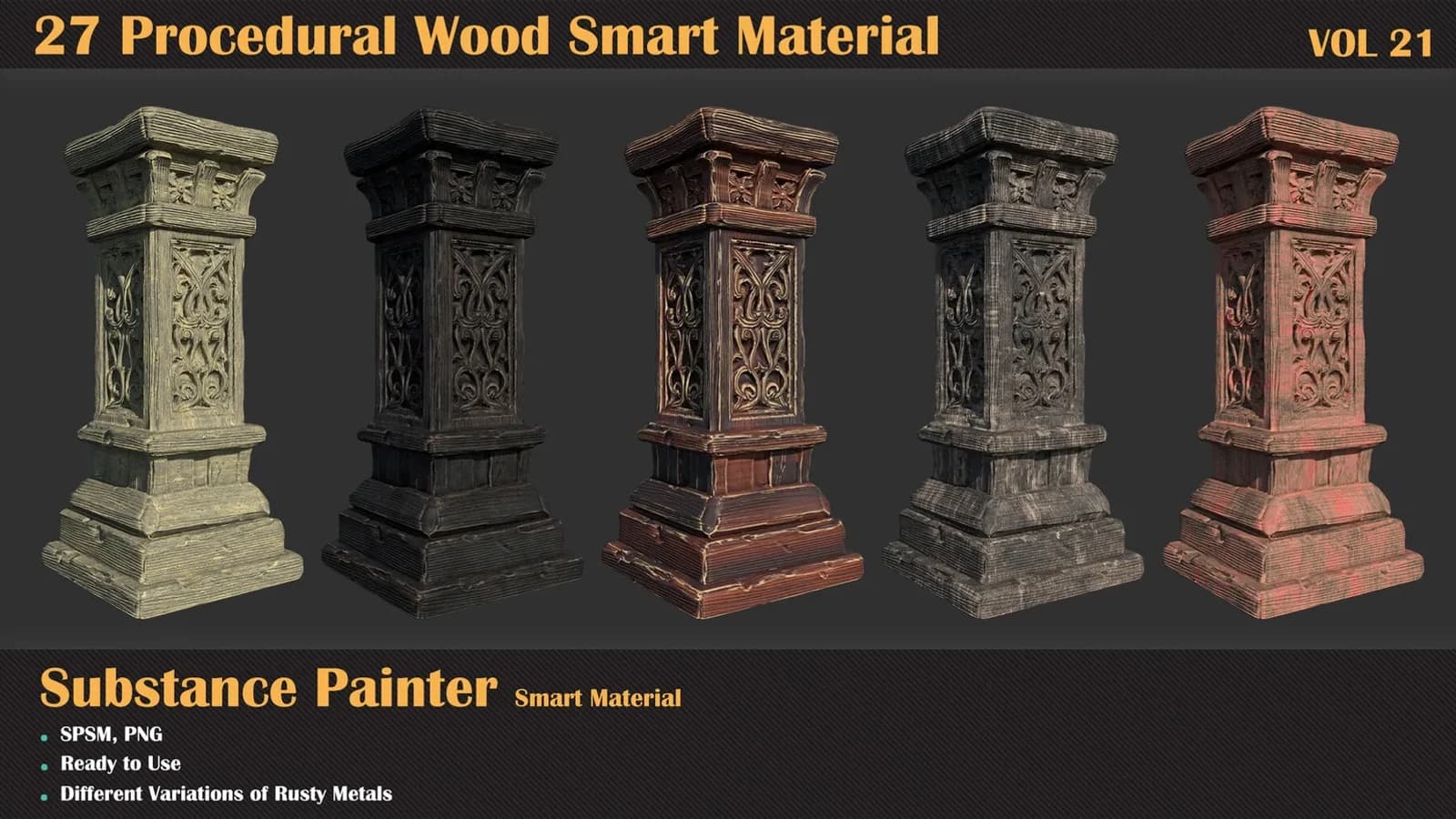 27 Procedural Wood Smart Material — VOL 21 — preview 2