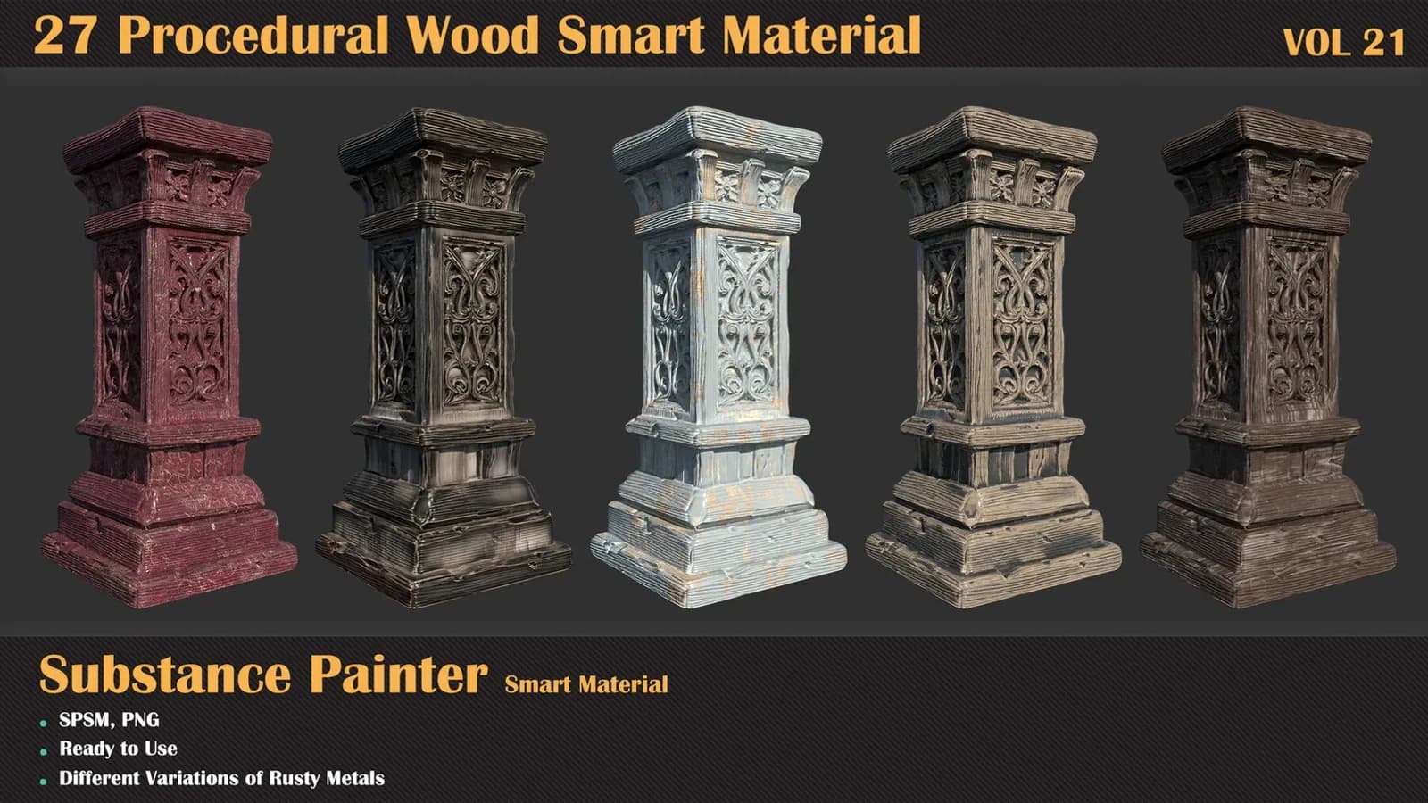 27 Procedural Wood Smart Material — VOL 21 — preview 4