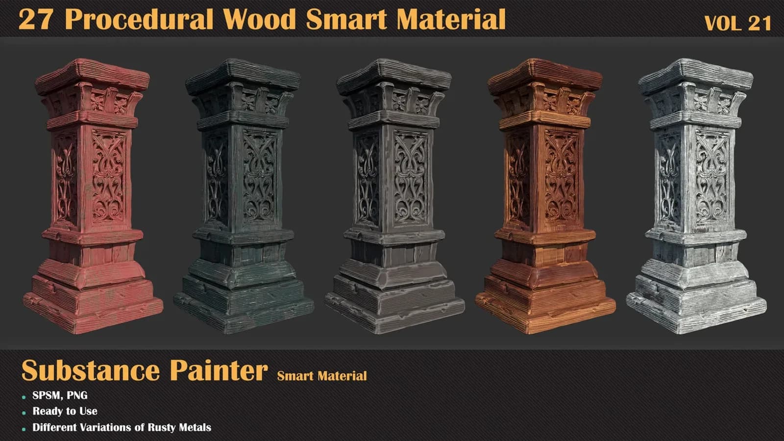 27 Procedural Wood Smart Material — VOL 21 — preview 5