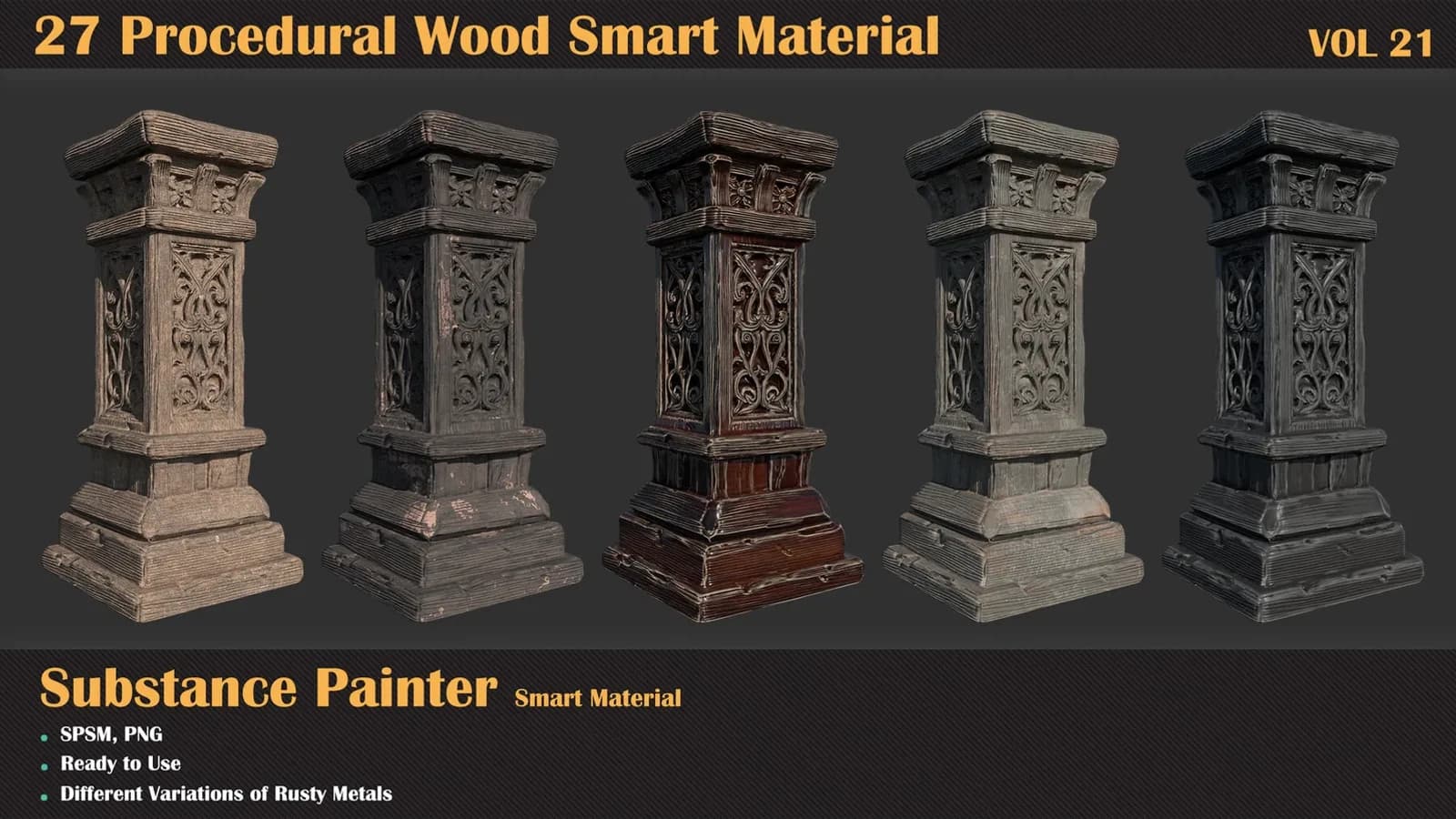 27 Procedural Wood Smart Material — VOL 21 — preview 6