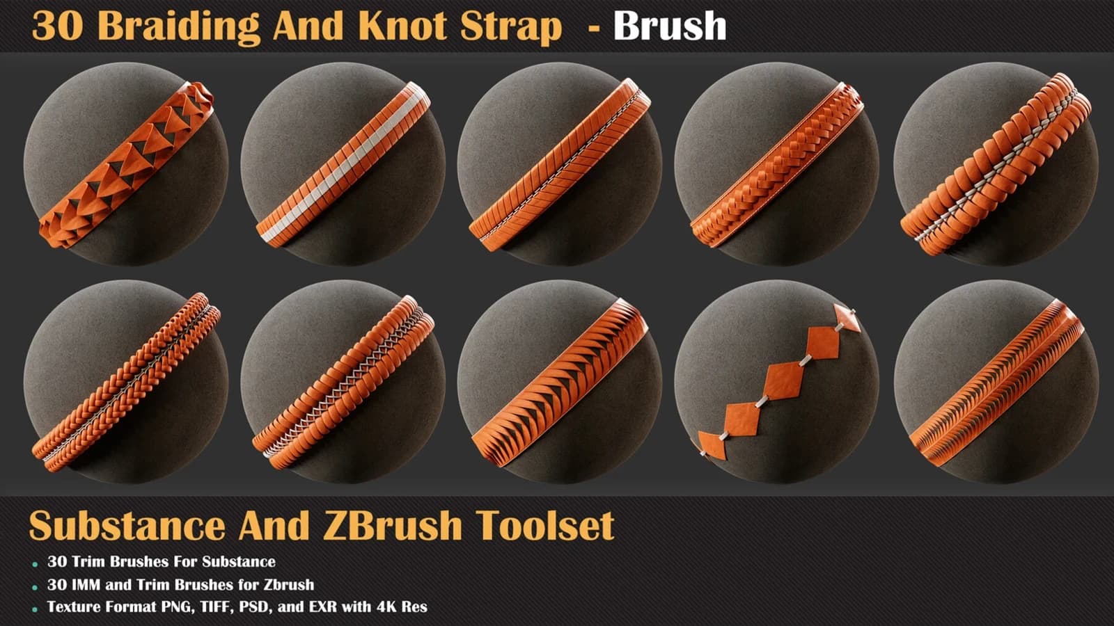 30 Braiding And Knot Strap - Brush — preview 4