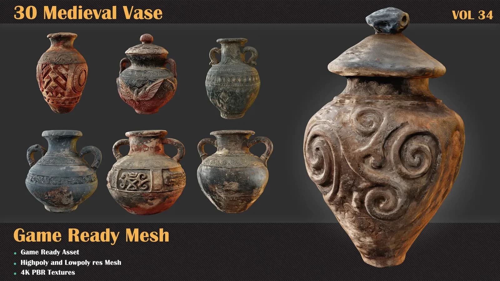 30 Medieval Vase — VOL 34