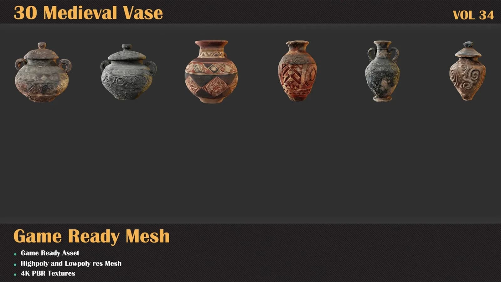 30 Medieval Vase — VOL 34 — preview 6