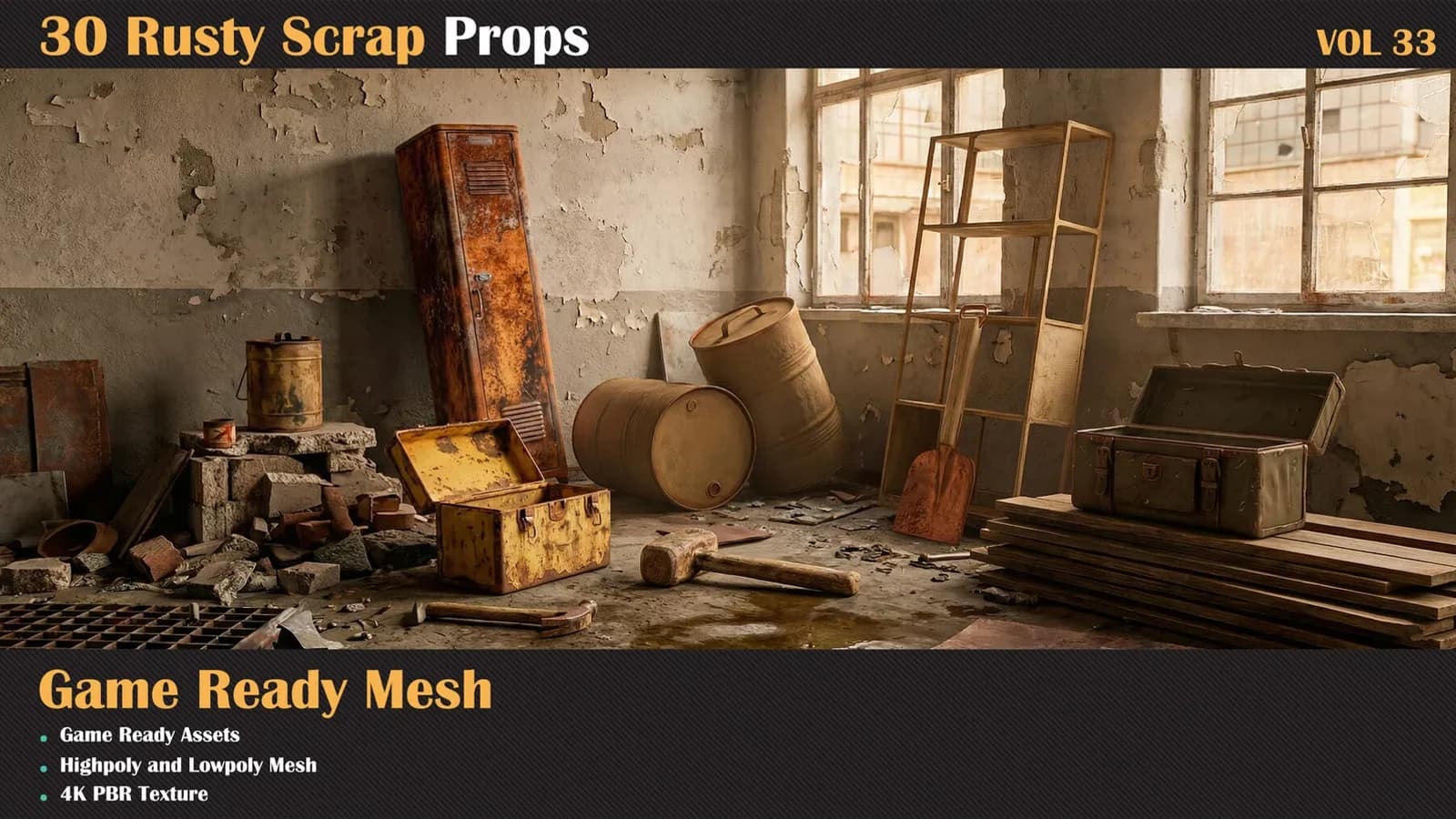30 Rusty Scrap Props — VOL 33 — preview 2
