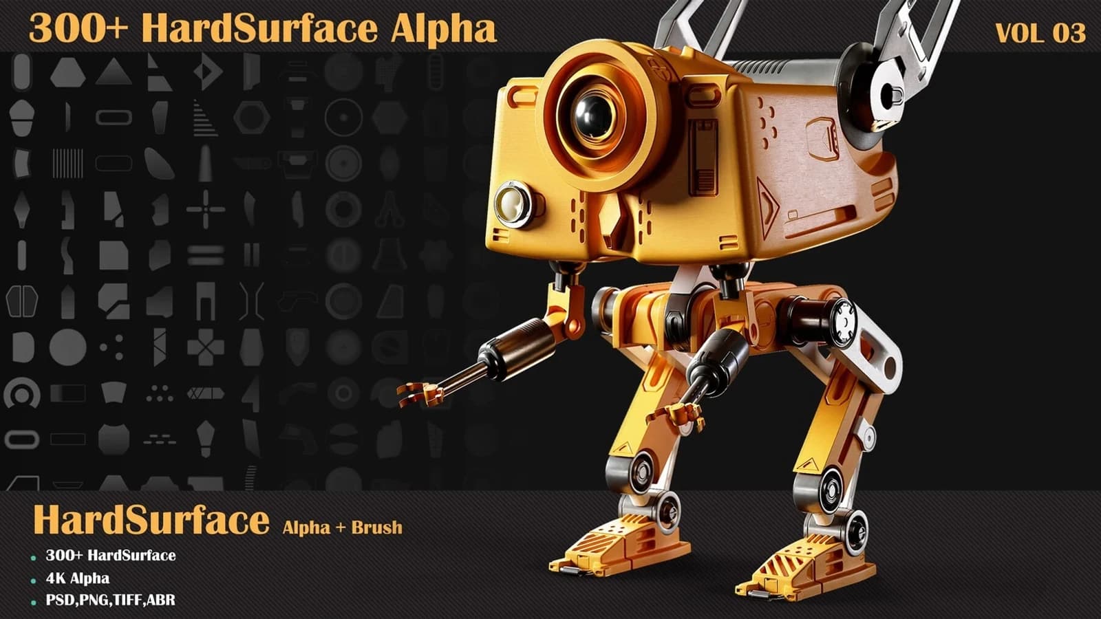 300 HardSurface Alpha — VOL 03