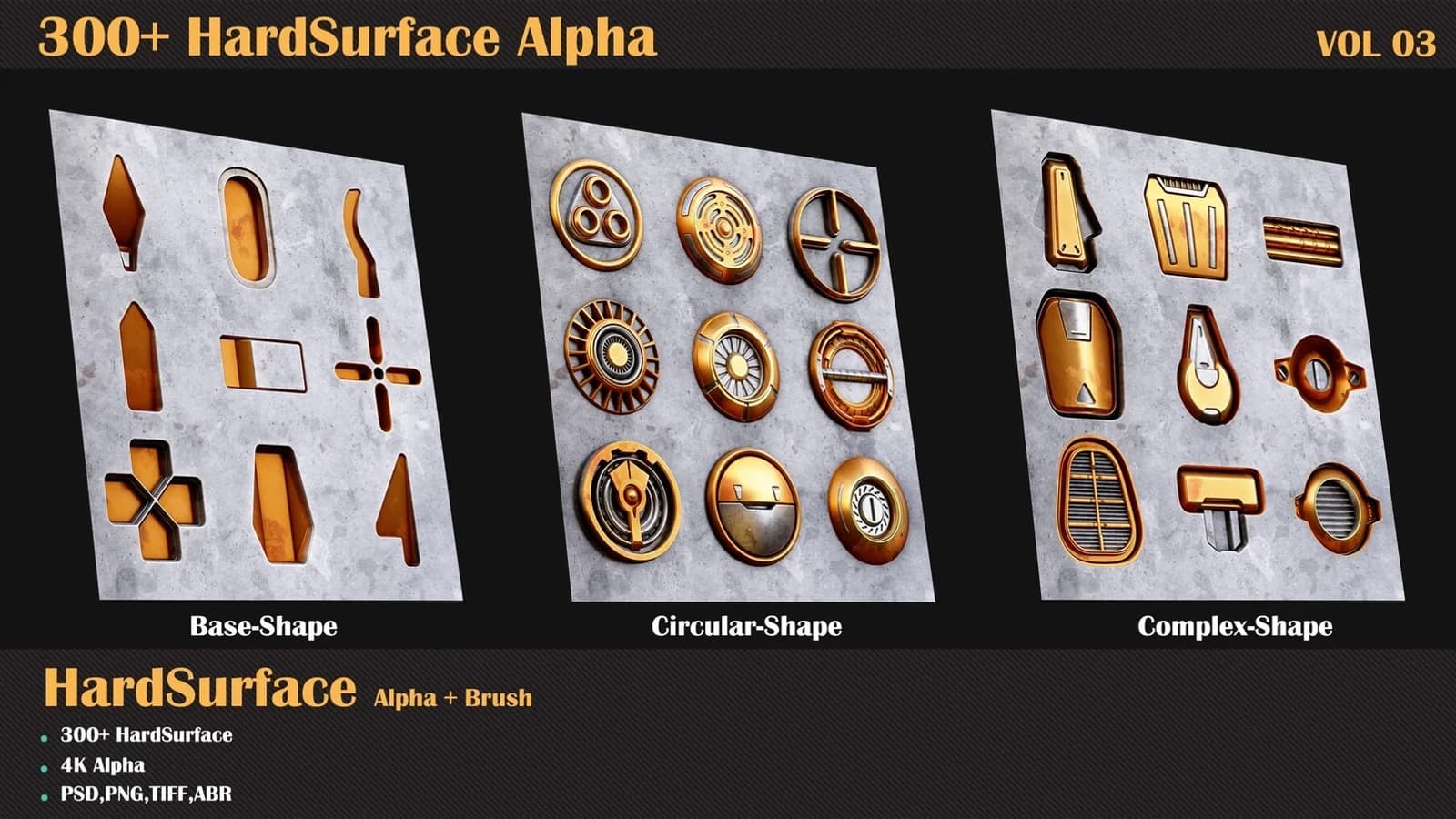300 HardSurface Alpha — VOL 03 — preview 3