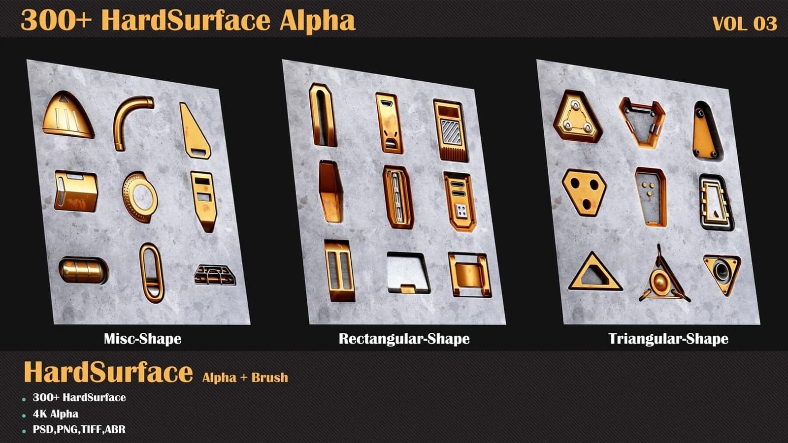 300 HardSurface Alpha — VOL 03 — preview 4