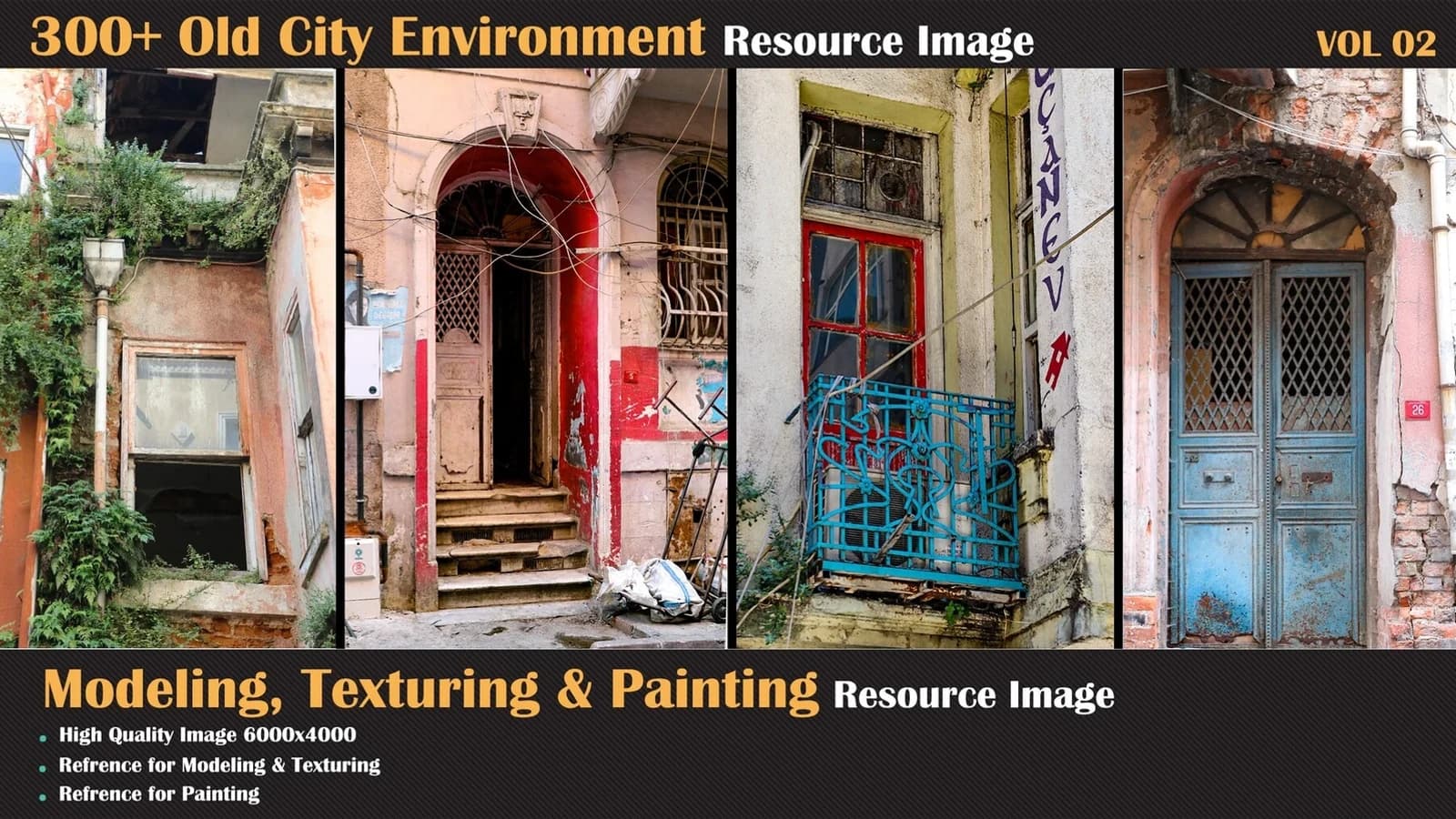 300+ Old City Environment — VOL 03