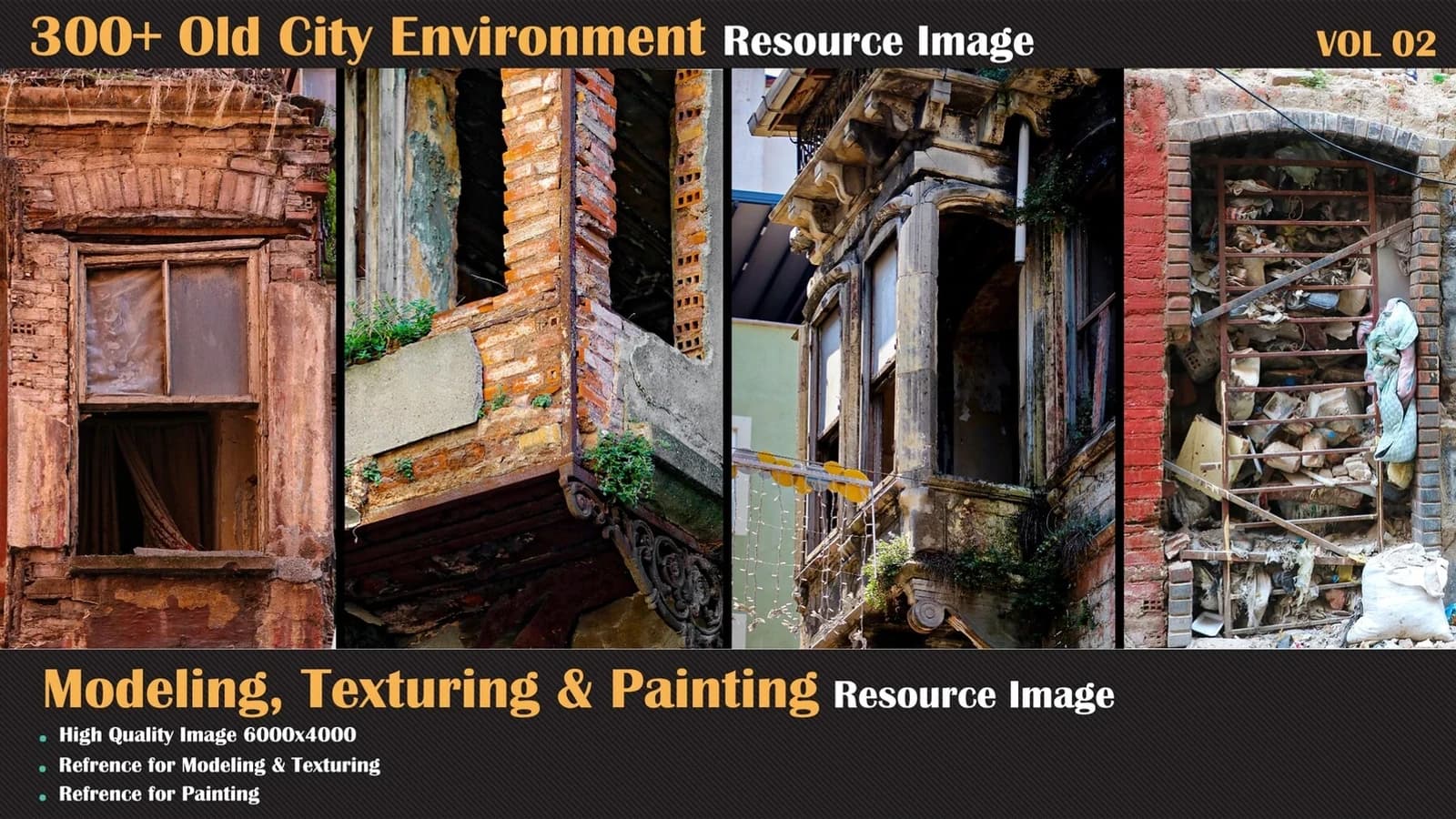 300+ Old City Environment — VOL 03 — preview 2
