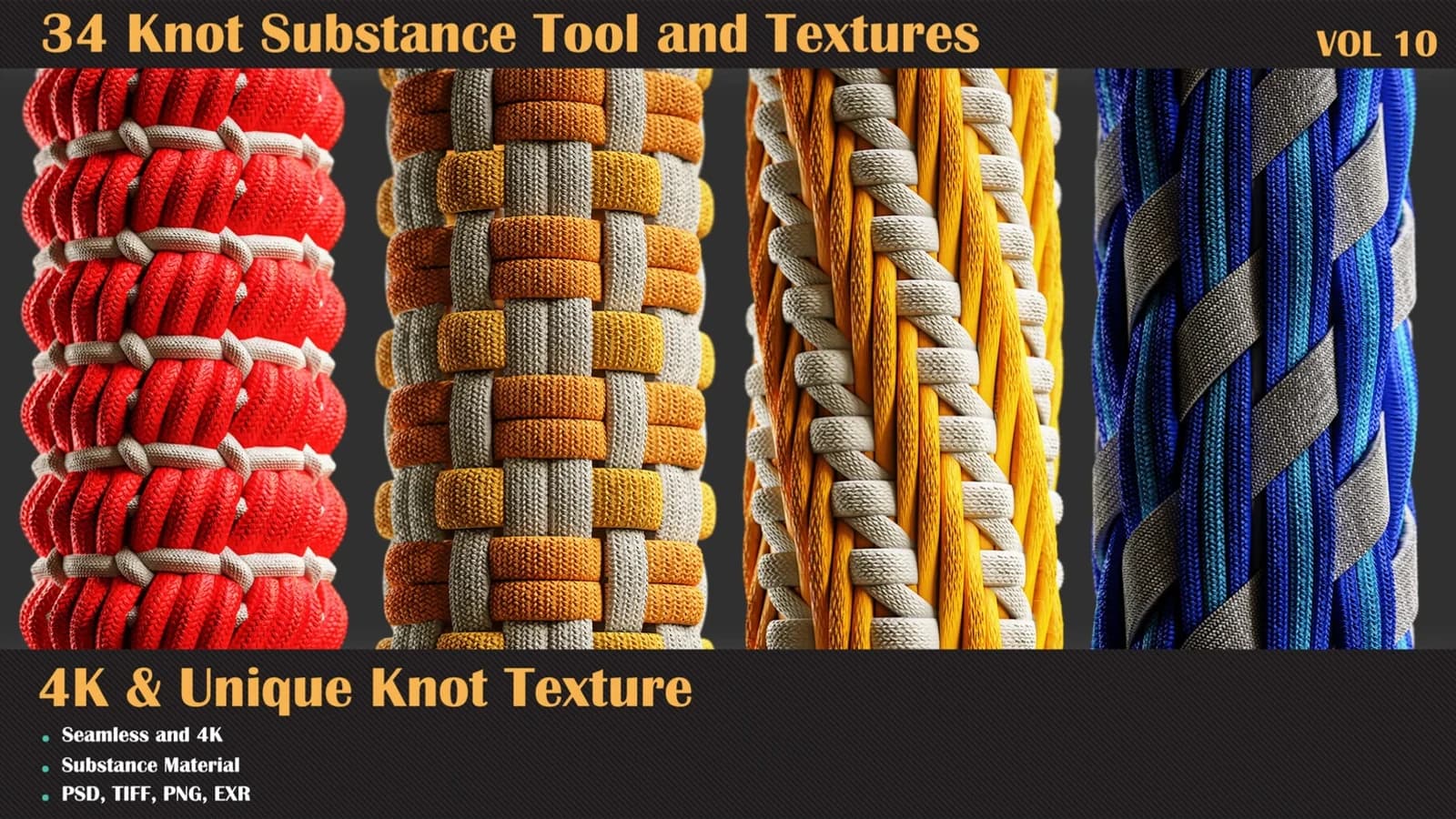 34 Tileable Knot Pattern — VOL 10 — preview 2