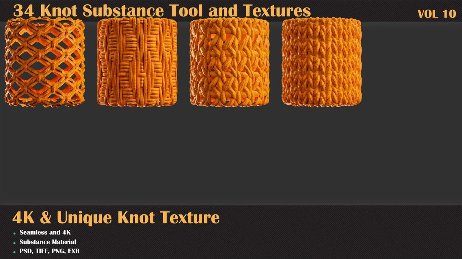 34 Tileable Knot Pattern — VOL 10 — preview 5