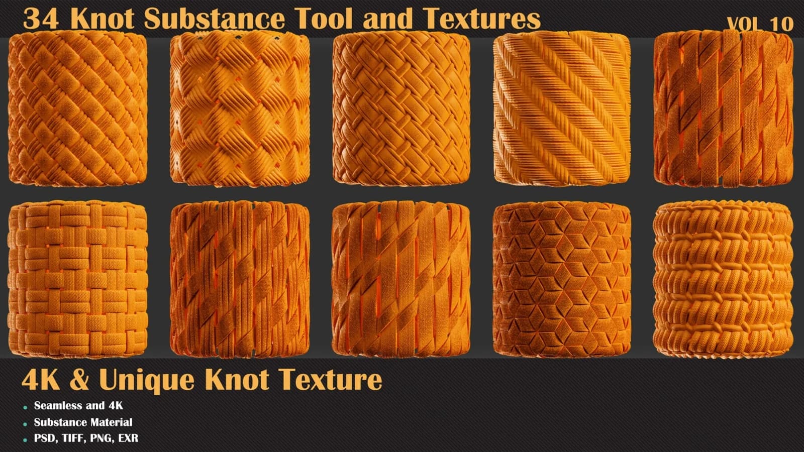 34 Tileable Knot Pattern — VOL 10 — preview 7