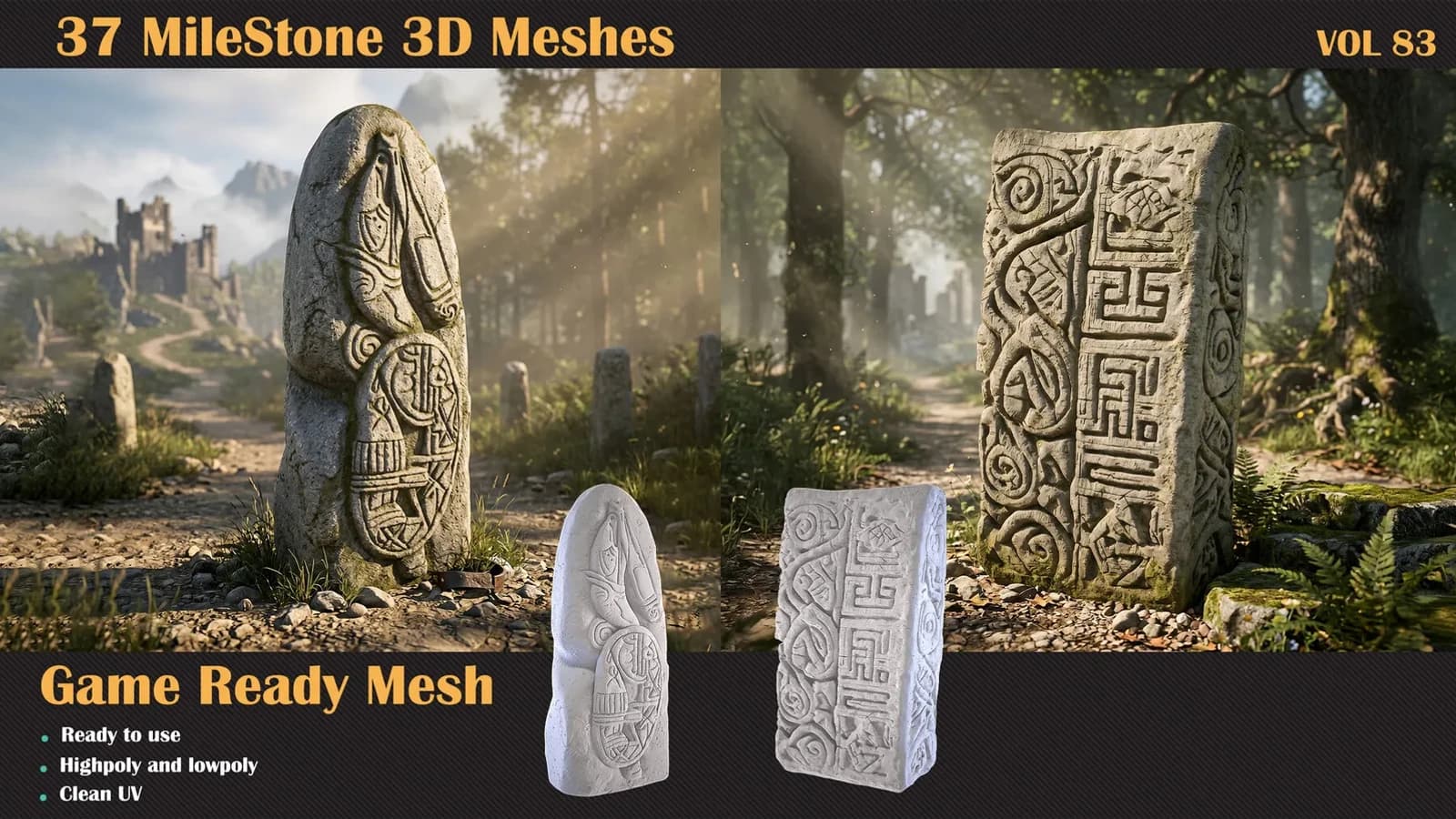 37 Milestone 3D Meshes — VOL 83 — preview 2