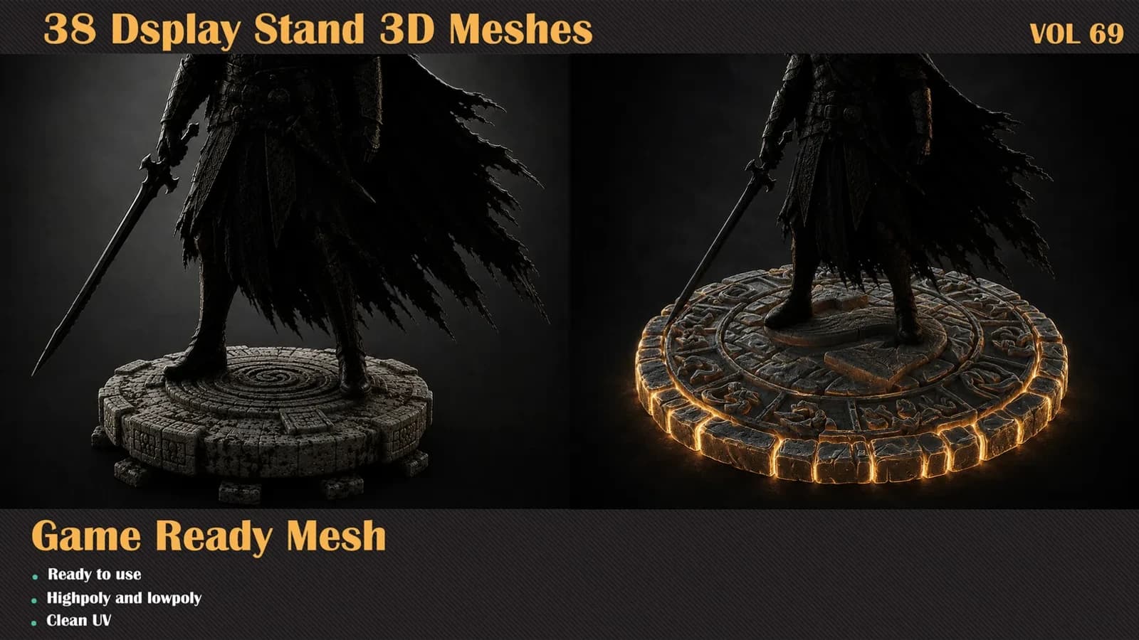 38 Display Stand 3D Meshes — VOL 69 — preview 7