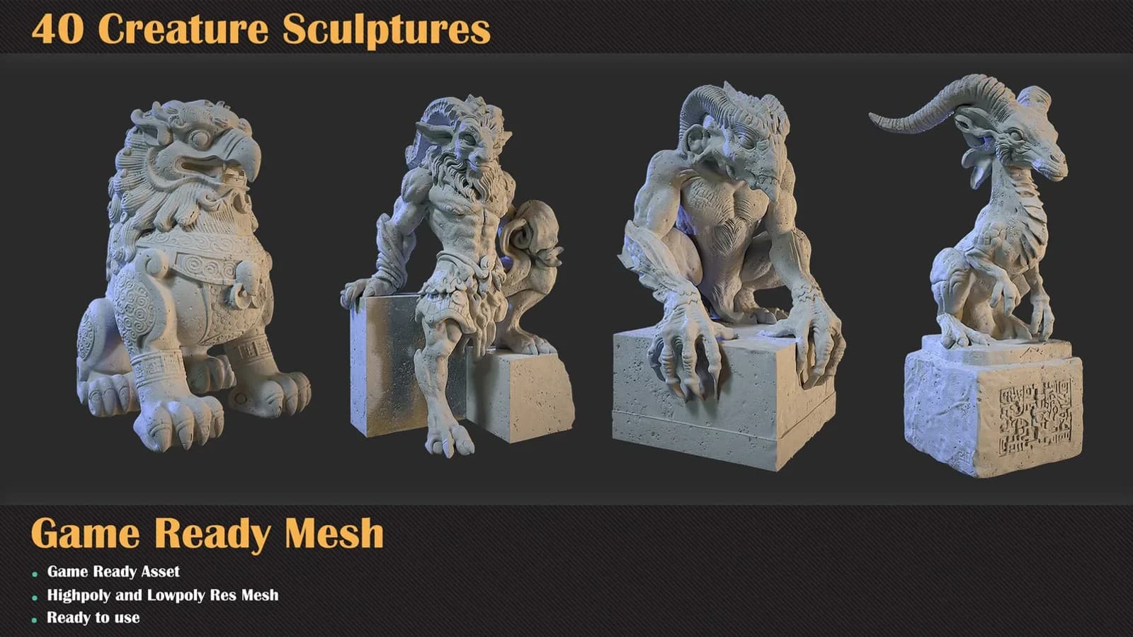 40 Creature Sculptures — VOL 35 — preview 4