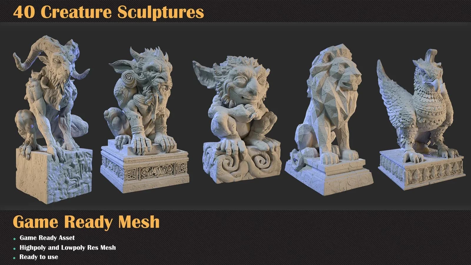 40 Creature Sculptures — VOL 35 — preview 5