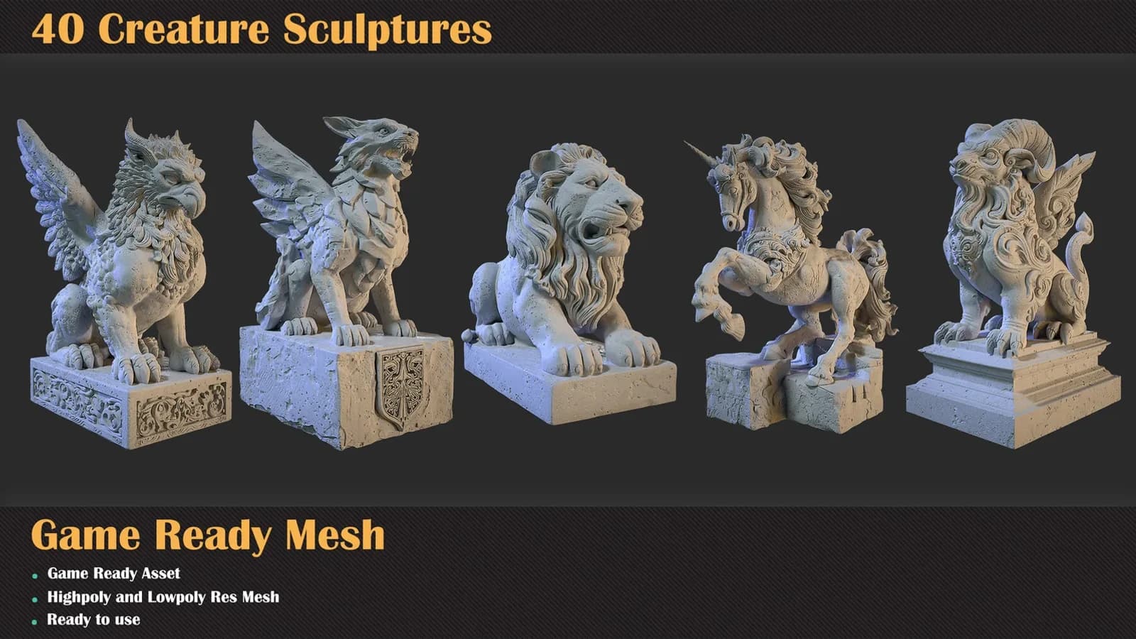 40 Creature Sculptures — VOL 35 — preview 6