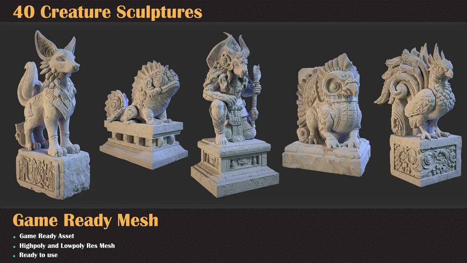 40 Creature Sculptures — VOL 35 — preview 8