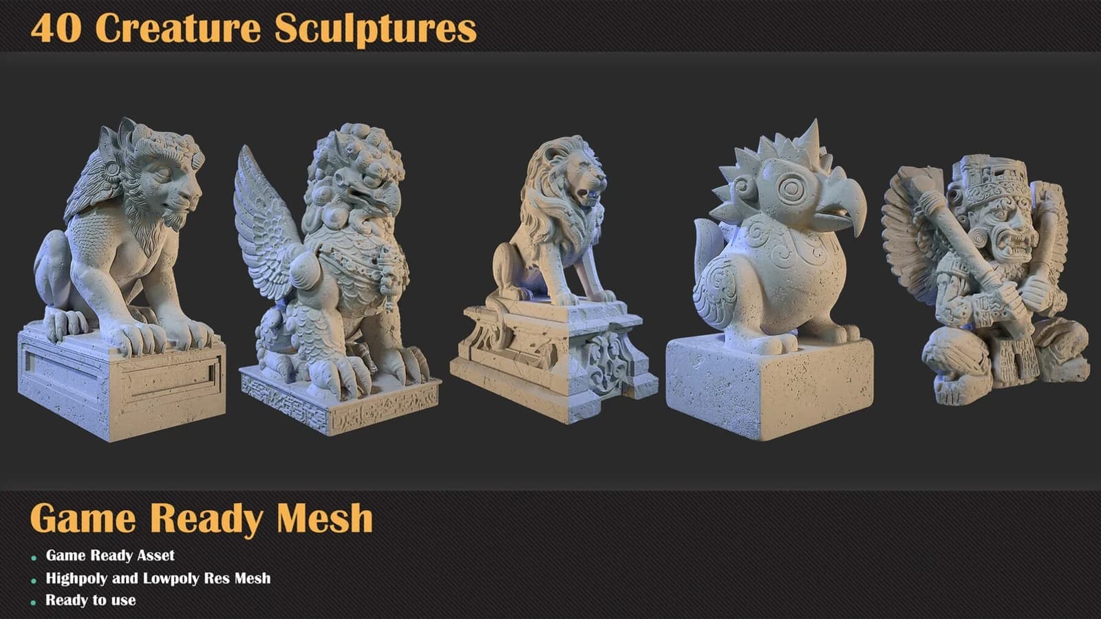 40 Creature Sculptures — VOL 35 — preview 11