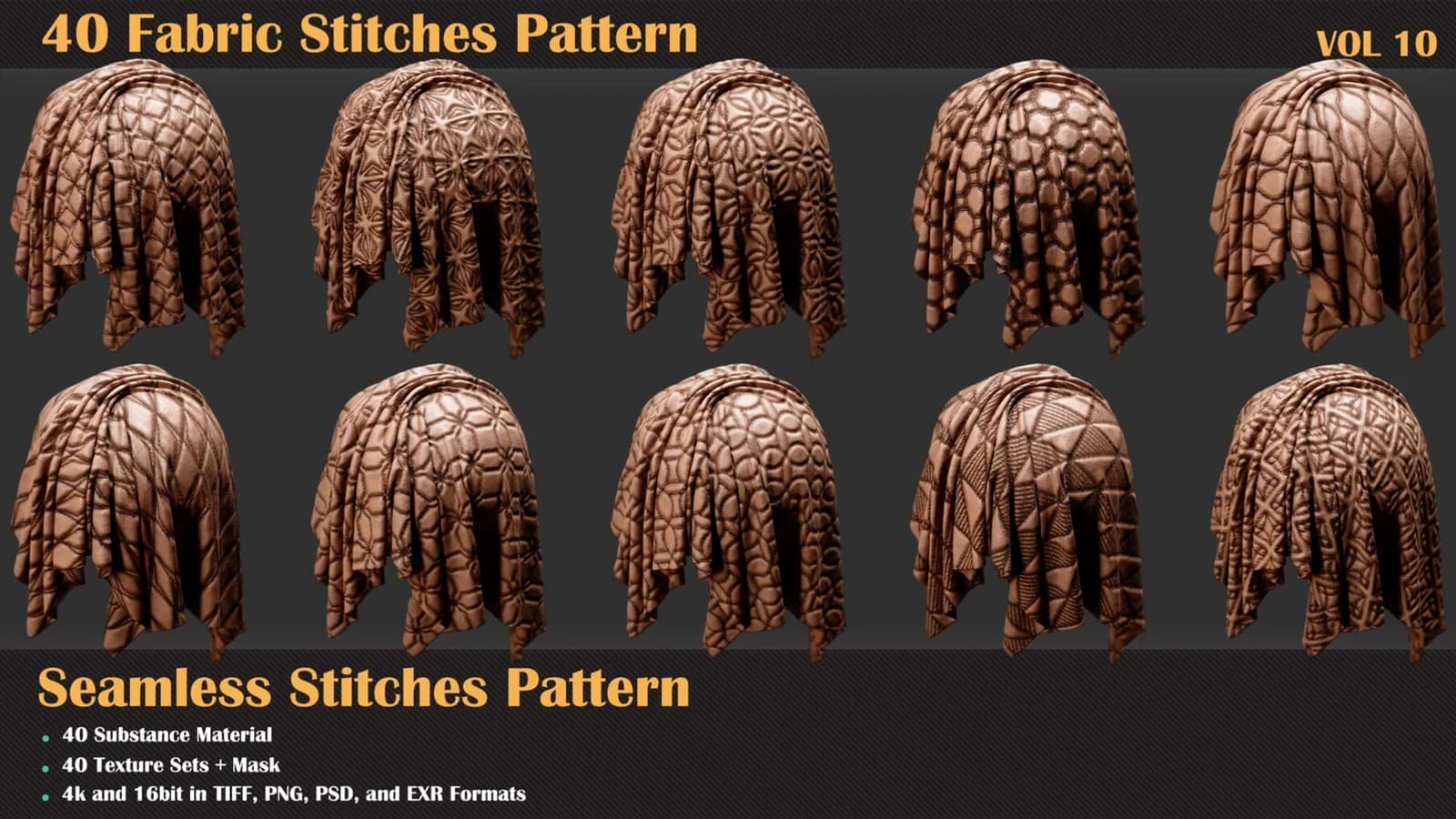 40 Stitches Patterns — VOL 10 — preview 5