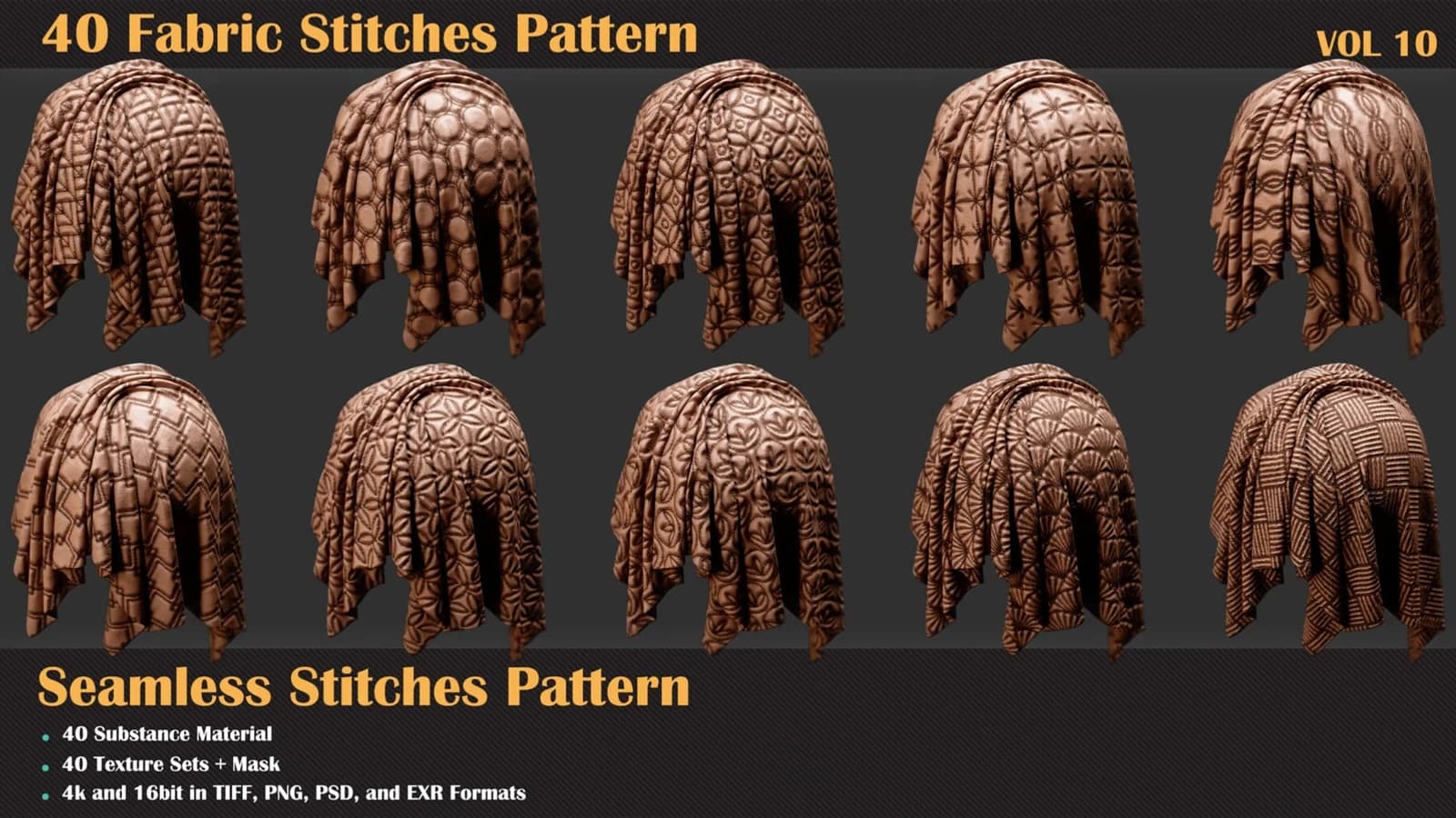 40 Stitches Patterns — VOL 10 — preview 7