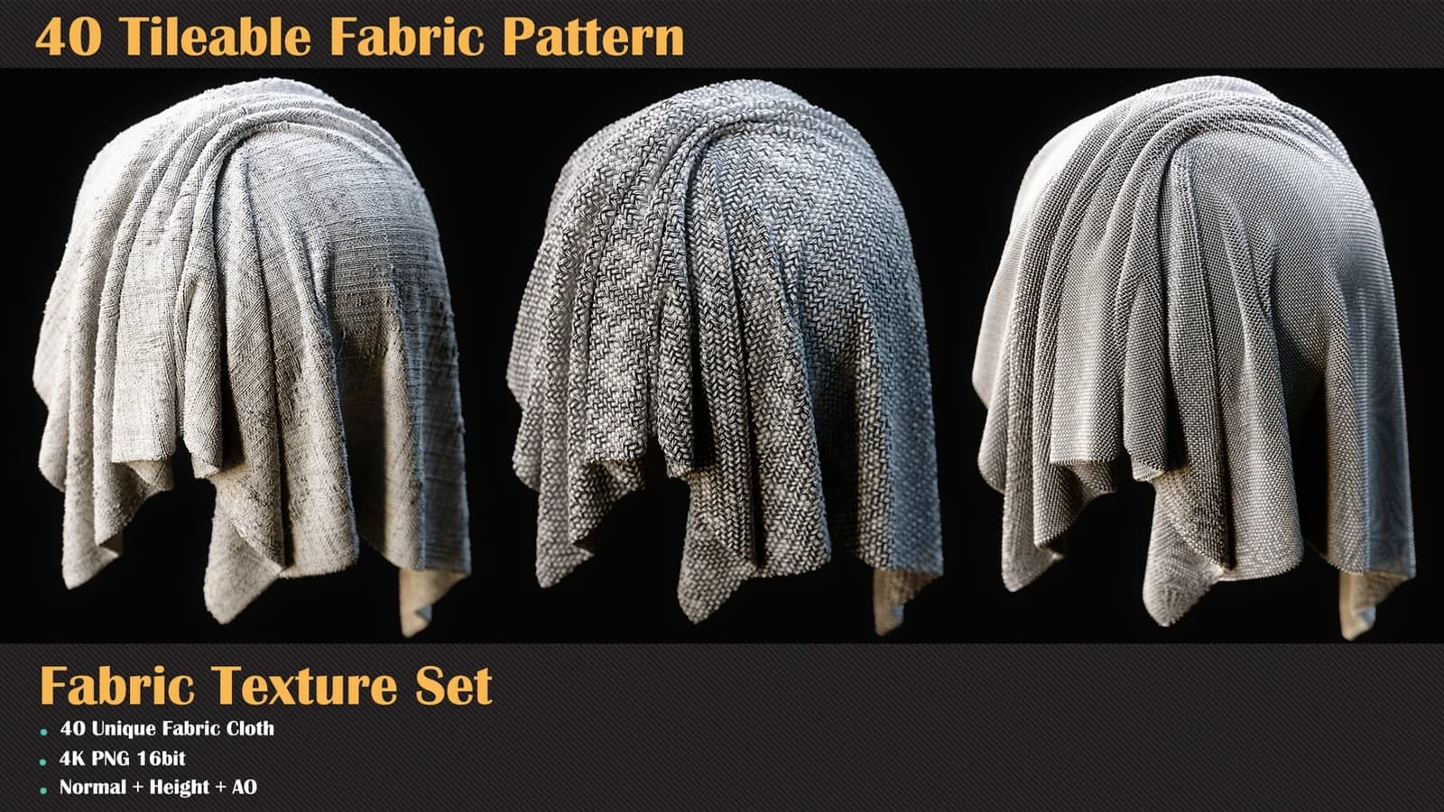 40 Tileable Fabric Pattern — preview 3